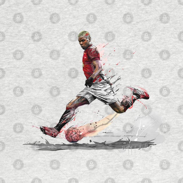 Illustration Paul Pogba by sonjigunawan